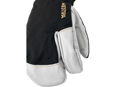 Hestra Army Leather Gore-Tex 3 Finger, black/natural grey - Bild 3