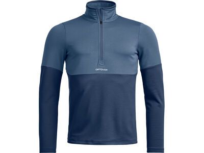 Ortovox Fleece Light Zip Neck M, blue nunatak - Bild 1