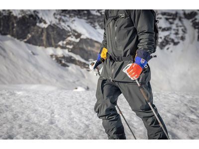 Hestra Army Leather Heli Ski 5 Finger, light red multi - Bild 7