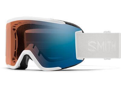 Smith Squad S, ChromaPop Pro Photochromic Blue Mirror / white vapor