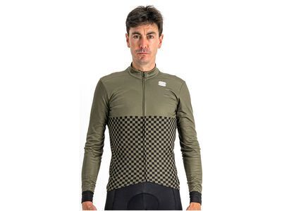 Sportful Checkmate Thermal Jersey, beetle black