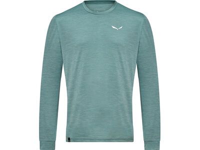 Salewa Puez Melange Dry’Ton Langarm Tee Herren, willow melange - Bild 1