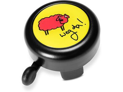 Cube RFR Fahrradklingel Buddys Sheep black´n´yellow