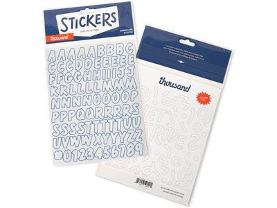 Thousand Sticker Sheet Lots of Letters - Bild 1