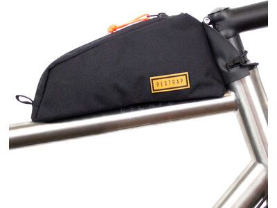 Restrap Bolt-On Top Tube Bag - 0.8 L, black