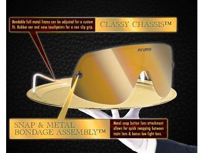 Pit Viper The Limousine, The Gold Standard Polarized / Gold Revo Mir - Bild 9