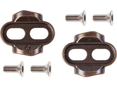 Crankbrothers Easy Release Premium Cleat Kit - 0° Float, bronze - Bild 2