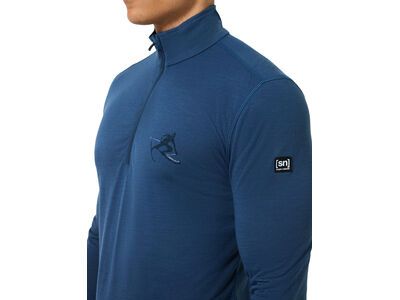 super.natural M Tundra175 Toni Zip 1/4, ocean blue/blueberry/feather grey - Bild 6