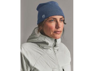 Ortovox Wonderwool Beanie, blue nunatak blend - Bild 2