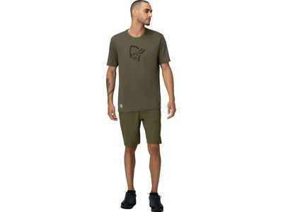 Norrona femund equaliser merino T- Shirt M's, olive night - Bild 3