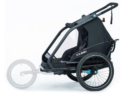 Cube Kinder Fahrradanhänger Double CMPT, black - Bild 9
