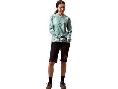Endura Damen Singletrack Langärmeliges Bedrucktes T-Shirt, sage green - Bild 4