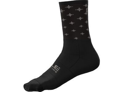 Ale Stars Socks, black-dove grey