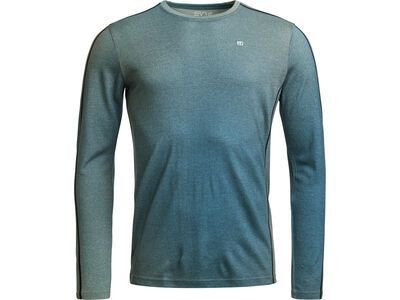 Ortovox 185 Rock'n'wool Print LS M, aop green sage