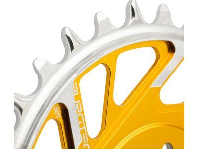 Burgtec 3 mm Offset Thick Thin Chainring SRAM 8-Bolt, bullion - Bild 8