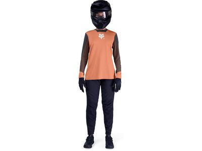 Fox Womans Defend LS Jersey Elevated, coral - Bild 5