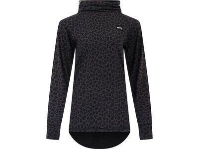 Eivy Icecold Merino Wool Top black leopard