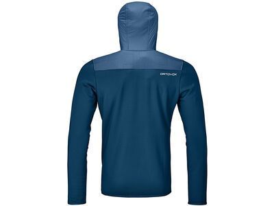 Ortovox Merino Fleece Plus Anorak M, petrol blue - Bild 2