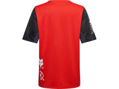Fox Youth Defend SS Jersey Elevated, fluorescent red - Bild 2