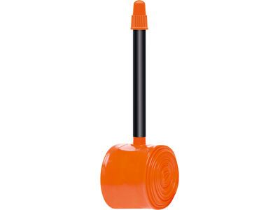 Tubolito S-Tubo Road 60 mm - 700C x 18-32 / Black Valve, orange/black - Bild 3