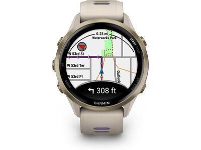 Garmin Forerunner 970, gray/softgold titan - Bild 4