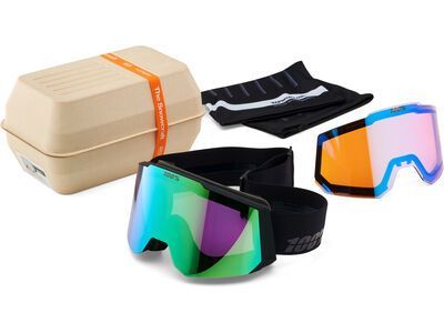 100% Snowcraft, HiPER Grey-Blue w/Green ML Mi / essential black - Bild 3