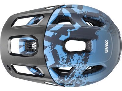 uvex react jr. MIPS, azure-deep space matt - Bild 4