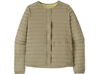 Patagonia Women's Lightweight Reversible Down Sweater Cardigan, weathered stone - Bild 2