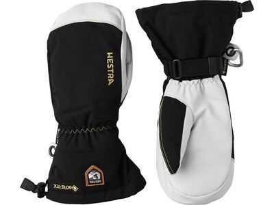 Hestra Army Leather Gore-Tex Mitt, black/natural grey