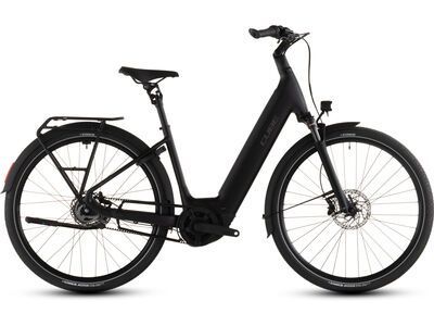 Cube Supreme Hybrid Deluxe EX 600 RT Easy Entry 28, black´n´chrome