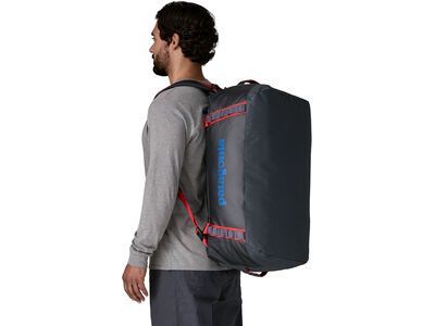Patagonia Black Hole Duffel 55L, smolder blue w/amanita red - Bild 3