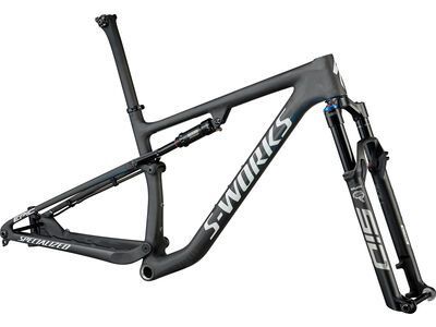 Specialized S-Works Epic Frameset, carbon/blue murano pearl/chrome logos