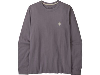 Patagonia Men's Long-Sleeved Midweight Hut Tripper Skyline T-Shirt, may grey - Bild 1