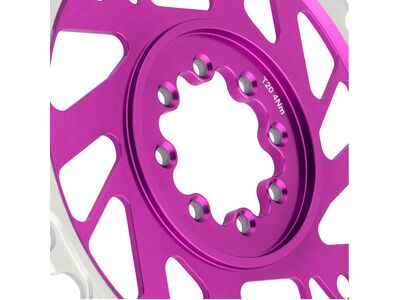 Burgtec 3 mm Offset Thick Thin Chainring SRAM 8-Bolt, purple rain - Bild 7