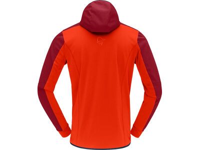 Norrona falketind warm2 Octa Hood M's, arednalin/rhubarb - Bild 2