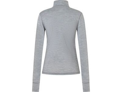 super.natural W Tundra175 Zip 1/4, cashmere grey melange - Bild 2