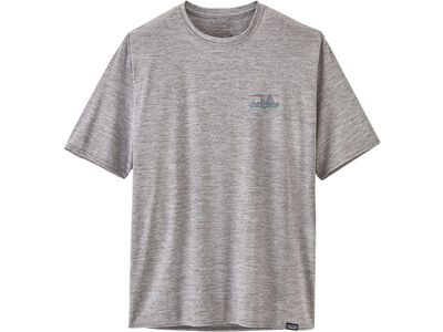 Patagonia Men's Capilene Cool Daily Graphic Shirt, '73 skyline: feather grey