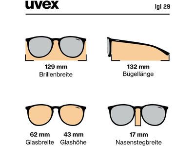 uvex LGL 29, Mirror Silver / black mat - Bild 6