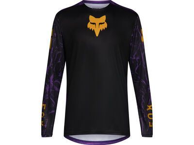 Fox Youth Defend Long Sleeve Jersey Image Print plum
