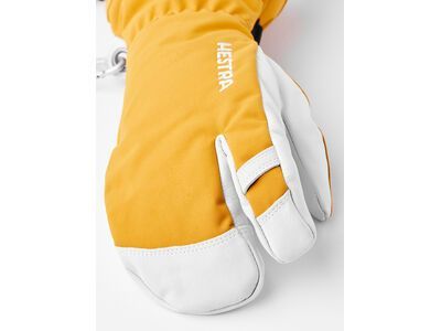 Hestra Army Leather Heli Ski 3 Finger, mustard - Bild 3