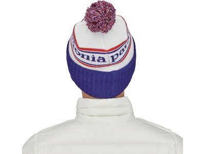 Patagonia Powder Town Beanie, park stripe: viking blue - Bild 3