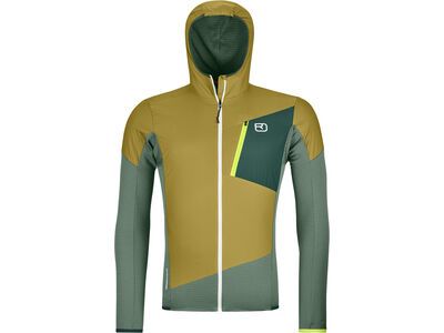 Ortovox Merino Fleece Light Grid Ladiz Hybrid Jacket M, arctic grey