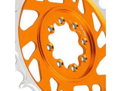 Burgtec 3 mm Offset Thick Thin Chainring SRAM 8-Bolt, iron bro orange - Bild 3