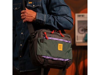 Topo Designs Mountain Cross Bag 14L, grid/very peri - Bild 5