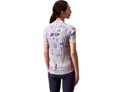 Endura Damen Pro SL Kurzärmeliges Bedrucktes Trikot, titanium - Bild 4