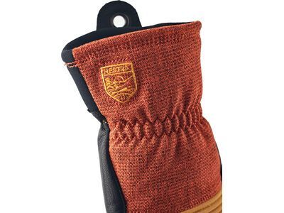 Hestra Couloir 5 Finger, brick red/black - Bild 4