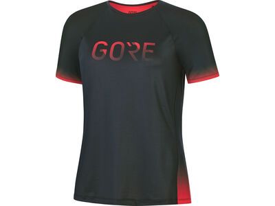 Gore Wear Devotion Damen Shirt black/hibiscus pink