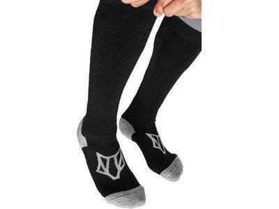 Woolf Merino Ulsaak Tech Sock, black - Bild 4