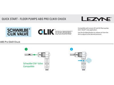 Lezyne Clik Floor Drive HP, black - Bild 5