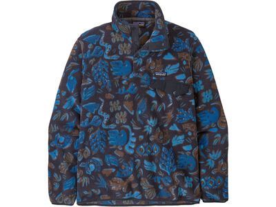 Patagonia Men's Lightweight Synchilla Snap-T Pullover, across oceans: pitch blue